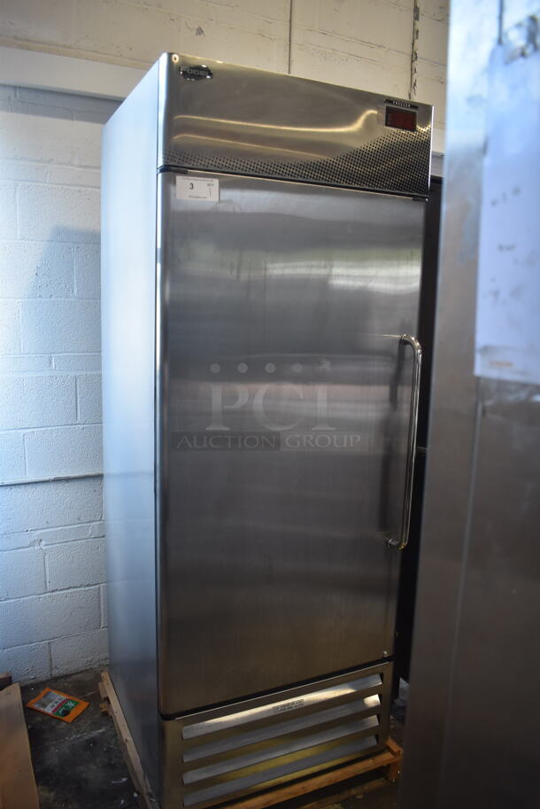 LIKE NEW! 2014 Fogel CR-23-SDF Stainless Steel Commercial Single Door Reach In Freezer. 115 Volts, 1 Phase. Unit Has Only Been Used a Few Times! Tested and Working! - Image 2 of 5