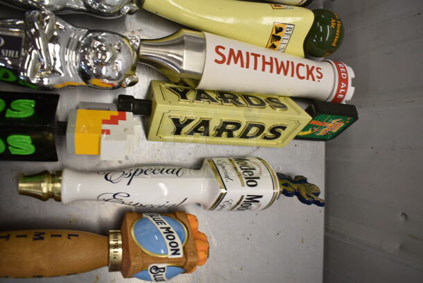23 Various Beer Tap Handles Including Pabst Blue Ribbon, Blue Moon, Modelo. 23 Times Your Bid! - Image 4 of 9