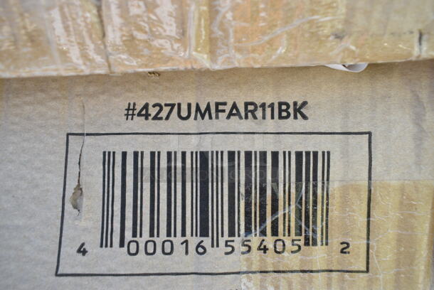 3 BRAND NEW! Lancaster Table & Seating 427UMFAR11BK Black Patio Umbrellas. 3 Times Your Bid! - Image 3 of 4
