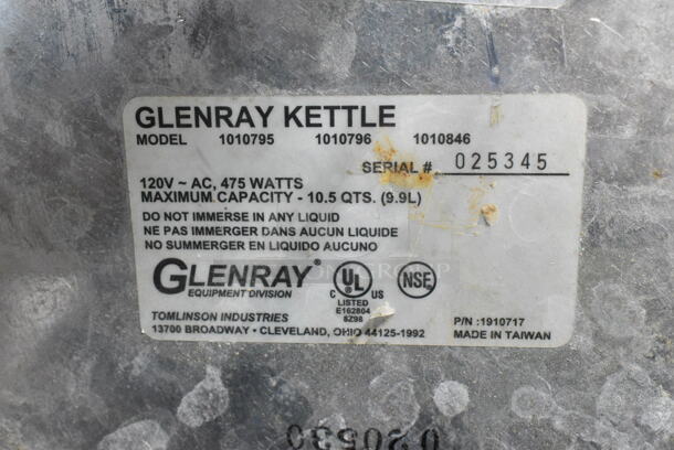 4 Metal Countertop Soup Kettle Food Warmer Including Glenray 1021803, VSK-1, Alfa. 4 Times Your Bid! Tested and Working!  - Image 9 of 12