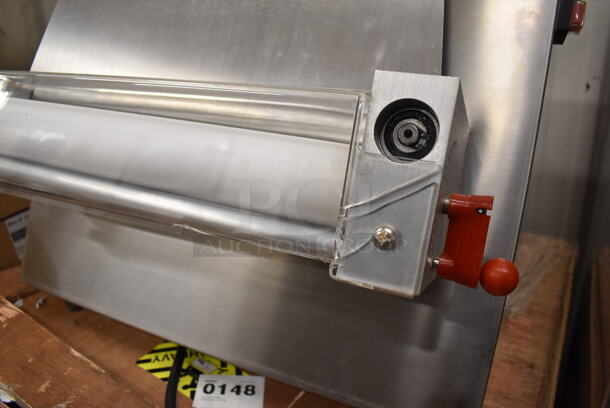 BRAND NEW SCRATCH AND DENT! Estella 348EDS12S 12" Metal Commercial Countertop One Stage Dough Sheeter. 120 Volts, 1 Phase. 19x20x15. Tested and Working! - Image 7 of 7