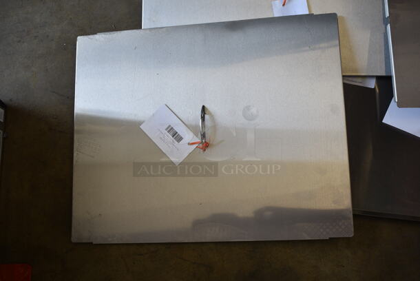 4 BRAND NEW SCRATCH AND DENT! Stainless Steel Fryer Cover; Pitco 2101502-C 19 1/2" x 24 1/4" Stainless Steel Fryer Cover, 2 Pitco B2101501-C 15 1/2" x 24 1/4" Stainless Steel Fryer Cover, Pitco B3307401-C 23 1/8" x 14 15/16" Stainless Steel Fryer Cover. 4 Times Your Bid!  - Image 3 of 11