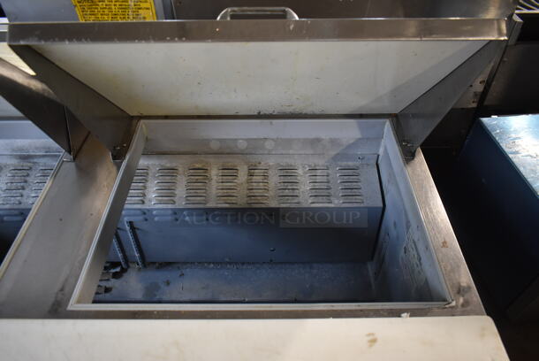 Continental SW60-24M Stainless Steel Commercial Sandwich Salad Prep Table Bain Marie Mega Top on Commercial Casters. 115 Volts, 1 Phase. Tested and Working! - Image 6 of 9