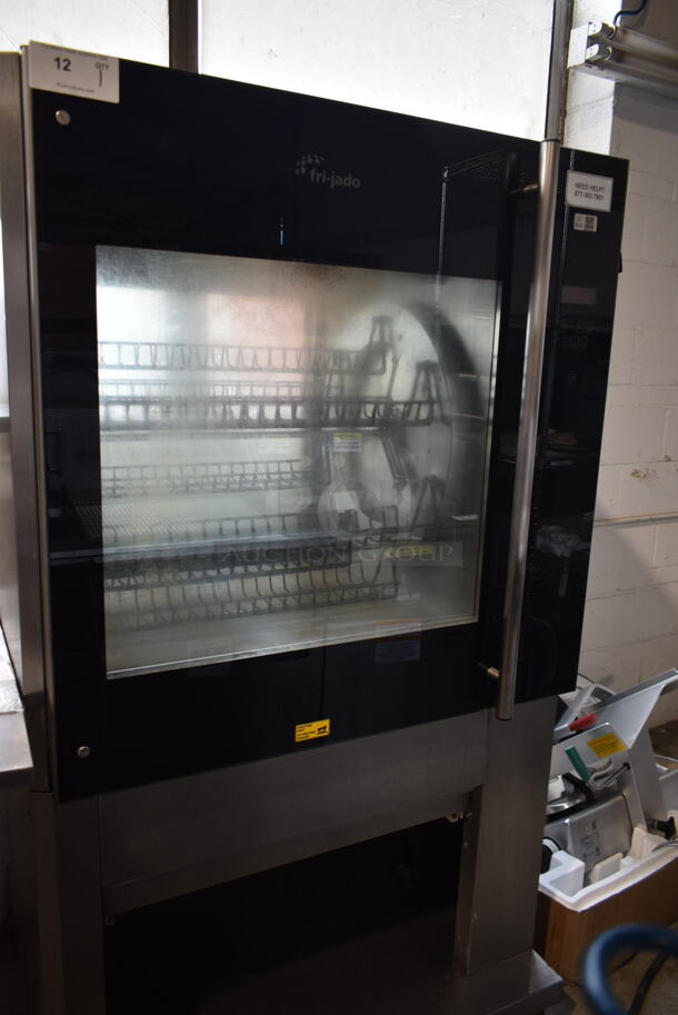 Fri-jado TDR 7-P Stainless Steel Commercial Electric Powered Rotisserie Oven w/ Under Shelf on Commercial Casters. 208 Volts, 3 Phase. - Image 2 of 6