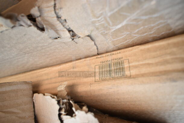 PALLET LOT of 14 BRAND NEW SCRATCH AND DENT! Items Including Flat FBT2093A01 Table Feet and Column Top, 1643042TFGRY Lancaster Table & Seating 30" x 42" Rectangular Thermo-Formed MDF Table Top with Gray Wood Finish, 4 Box 164TCOLROD25 Lancaster Table & Seating 25 3/16" Standard Height Table Base Column and Rod, 4 3493030TCB Lancaster Table & Seating 30" x 30" Laminated Square Table Top Reversible Cherry / Black, 600T2436G Regency 24" x 36" 18-Gauge 304 Stainless Steel Commercial Work Table with Galvanized Legs and Undershelf. 14 Times Your Bid! - Image 8 of 11