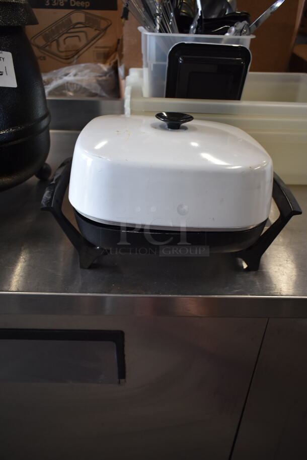 ALL ONE MONEY! Lot of Various Items Including Poly Bins, Utensils and Metal Tea Pot  - Image 3 of 9