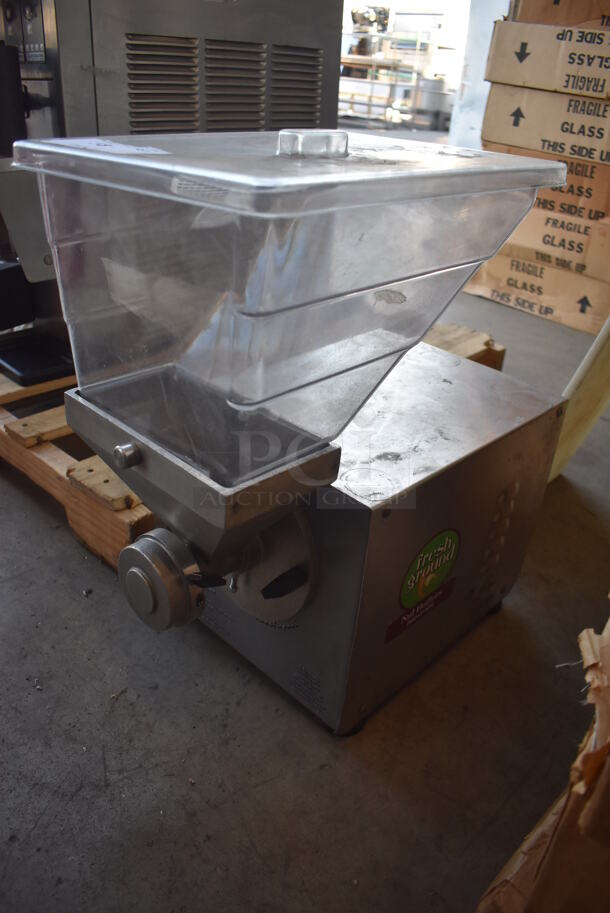 2015 Olde Tyme PN2 Stainless Steel Commercial Countertop Nut Grinder. 115 Volts, 1 Phase. 11x21x21 Tested and Working!