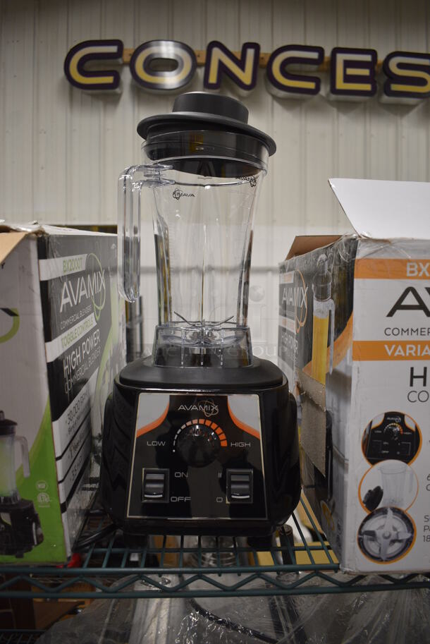 BRAND NEW SCRATCH AND DENT! 2021 AvaMix 928BX2000V Metal Commercial Countertop Blender w/ Pitcher. 120 Volts, 1 Phase. 10x10x20. Tested and Working!