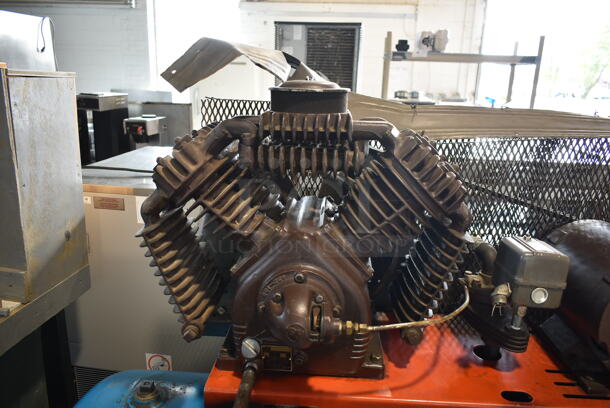 De Vilbiss VAF5006 Metal Commercial Floor Style Air Compressor. 230/460 Volts, 3 Phase. - Image 3 of 11
