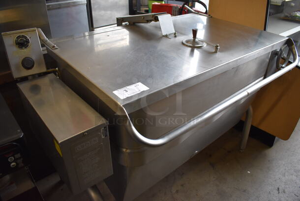 Groen HFP/1-4 Stainless Steel Commercial Floor Style Natural Gas Powered Braising Pan. 120,000 BTU. 58x38x43 - Image 6 of 12