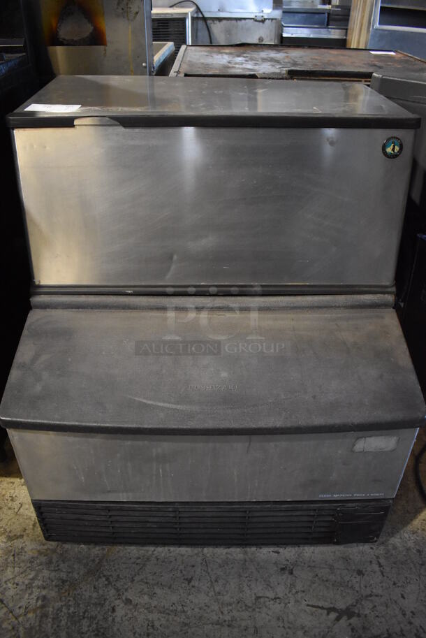 2010 Hoshizaki KM-260BAH Stainless Steel Commercial Ice Head on Bin. 115 Volts, 1 Phase. 31x30x35 - Image 1 of 7