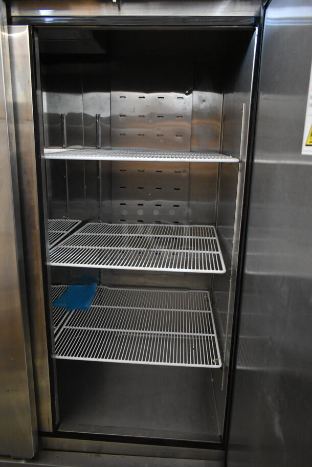2020 Migali C-3FB-HC Stainless Steel Commercial 3 Door Reach In Freezer w/ Poly Coated Racks on Commercial Casters. 115/208-240 Volts, 1 Phase. Tested and Working! - Image 7 of 9