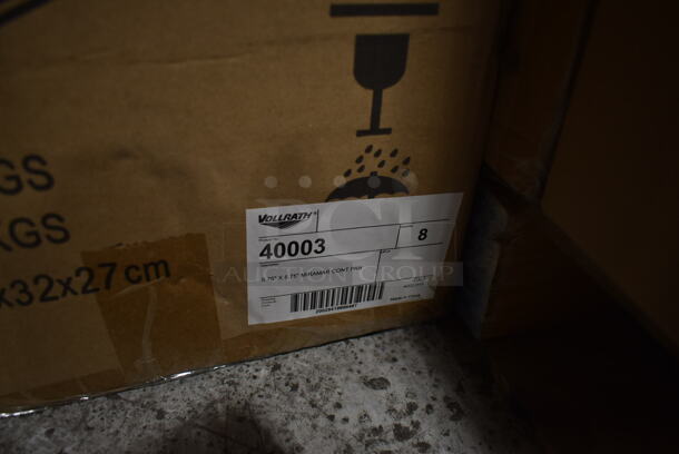 BRAND NEW! Box of 8 Vollrath 40003 Miramar 1 Quart Contemporary Pan.  - Image 3 of 3