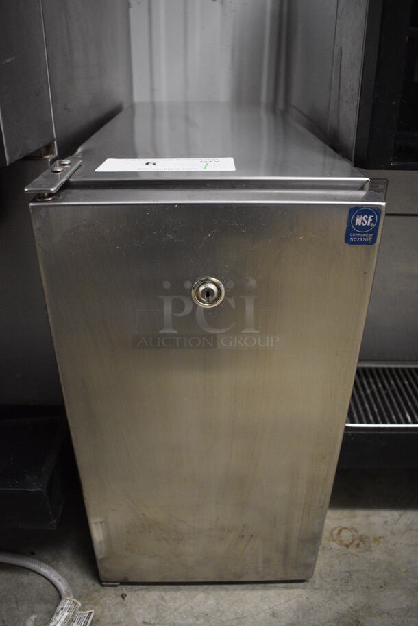 Vitrifrigo Model FG14IX Stainless Steel Commercial Milk Cooler. 115 Volts, 1 Phase. 9x22.5x16. Tested and Working!