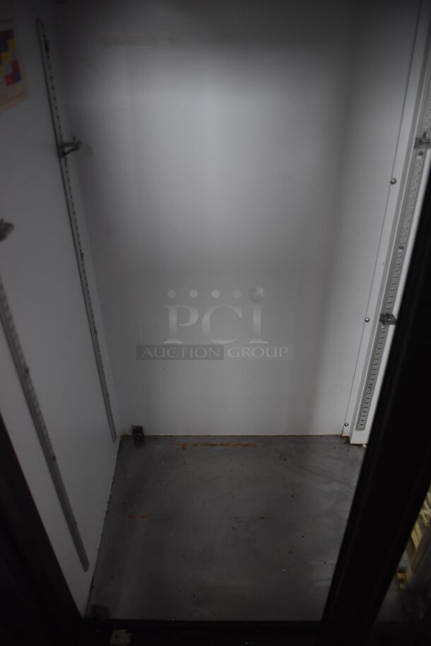 QBD DC4154SL Metal Commercial 2 Door Reach In Cooler Merchandiser. 120 Volts, 1 Phase. 47x21x55. Tested and Powers On But Does Not Get Cold - Image 4 of 6