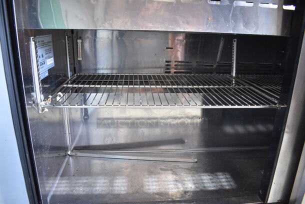 Turbo Air TST-60SD-24 Stainless Steel Commercial Sandwich Salad Prep Table Bain Marie Mega Top on Commercial Casters. 115 Volts, 1 Phase. Tested and Powers On But Does Not Get Cold - Image 6 of 7