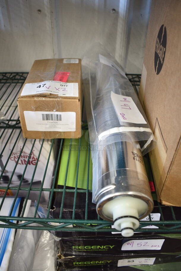 2 BRAND NEW SCRATCH AND DENT! Items; Scotsman KTE4 Tube End Kit with 4 Quick Connect Fittings and Cleveland 9618-11 Cartridge;7cb5;Indivdual Rplcn. 2 Times Your Bid! - Image 1 of 4