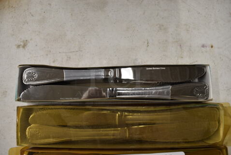 36 BRAND NEW IN BOX! Update Stainless Steel Dessert Knives. 8.5". 36 Times Your Bid!