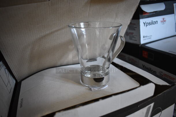 11 Boxes of 6 BRAND NEW IN BOX! Bormioli Ypsilon Glasses. 4.5x3.5x4. 11 Times Your Bid! - Image 2 of 3