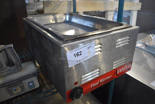 Avantco Stainless Steel Commercial Countertop Food Warmer w/ Drop In Bin. 14.5x23x9. Tested and Working! - Image 2 of 5