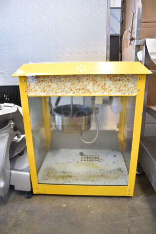 2019 OY-828 Metal Commercial Countertop Electric Powered Popcorn Machine Merchandiser. 110 Volts, 1 Phase. Tested and Working!