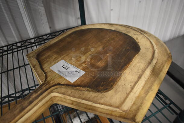 3 Wooden Pizza Peels. Includes 42x12x1. 3 Times Your Bid! - Image 2 of 3