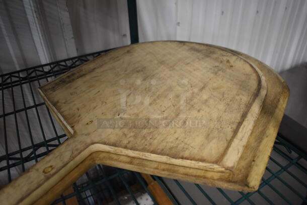 3 Wooden Pizza Peels. Includes 42x12x1. 3 Times Your Bid! - Image 3 of 3