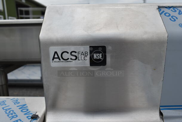 BRAND NEW SCRATCH AND DENT! Stainless Steel Commercial Counter w/ 2 Doors and Back Splash. - Image 6 of 7