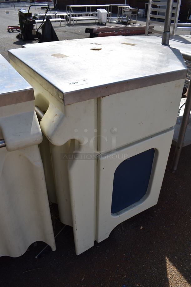 Galley Model 9420W Stainless Steel Portable Table on Commercial Casters. 34.5x32x36 - Image 3 of 5