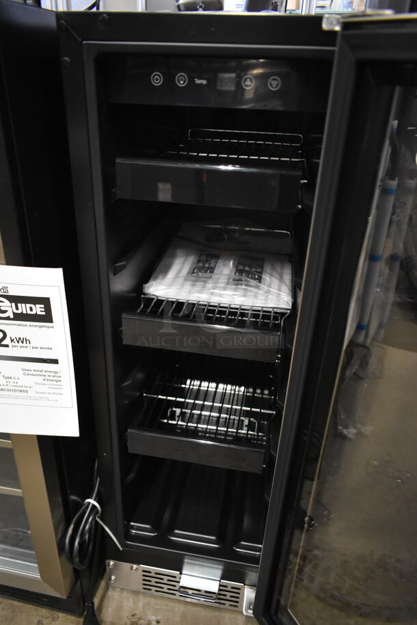 BRAND NEW SCRATCH AND DENT! Whynter BBR-638SB 12" Built In 60 Can Beverage Cooler Merchandiser with Lock, Stainless. 115 Volt, 1 Phase. Tested and Working! - Image 3 of 4