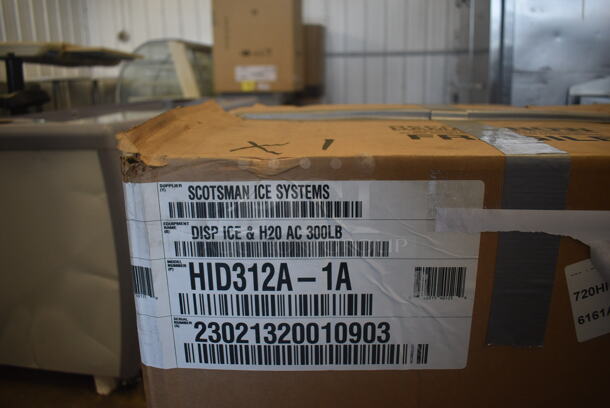 BRAND NEW SCRATCH AND DENT! 2023 Scotsman HID312A-1 Meridian Countertop Air Cooled Ice Machine and Water Dispenser - 12 lb. Bin Storage. 115 Volt  - Image 10 of 10