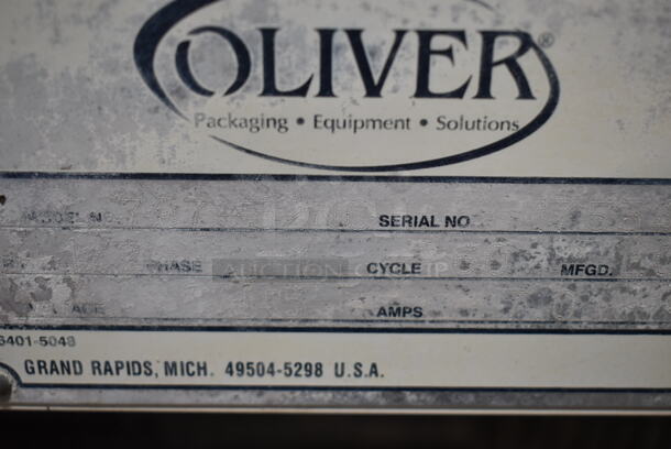 Oliver 797-32NC Stainless Steel Commercial Floor Style Bread Loaf Slicer. 115 Volts, 1 Phase. Tested and Working! - Image 7 of 7