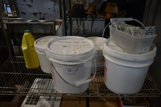 ALL ONE MONEY! Tier Lot of Various Items Including Lemon Pastry Filling Container - Image 1 of 4