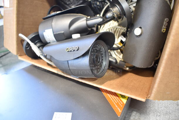 Qsee QT5682-4V3-1 Video System w/ 3 Cameras and Wiring - Image 3 of 6