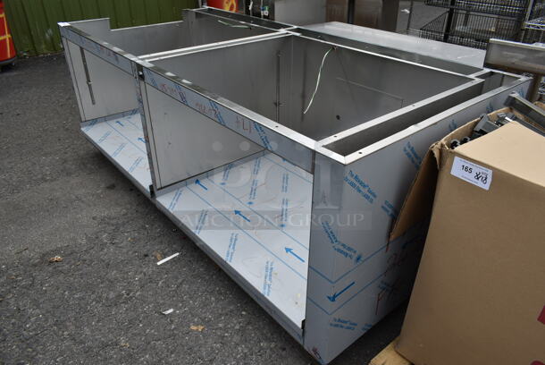 BRAND NEW SCRATCH AND DENT! Stainless Steel Commercial Counter Frame w/ Under Shelf. - Image 2 of 8