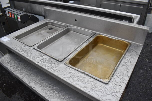 Stainless Steel Commercial 3 Bay Steam Table w/ Under Shelf. 48x33x42 - Image 2 of 4