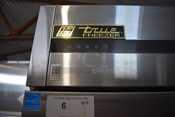 2013 True T-49F ENERGY STAR Stainless Steel Commercial 2 Door Reach In Freezer w/ Poly Coated Racks on Commercial Casters. 115 Volts, 1 Phase. Tested and Working! - Image 3 of 9