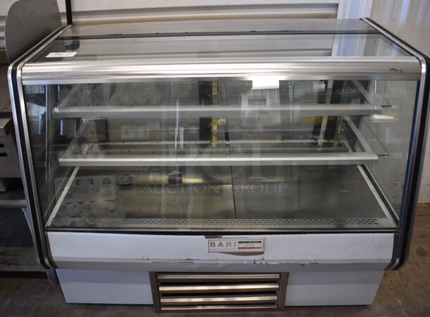 2021 Bari Cooltech Model CUST-54CB Stainless Steel Commercial Floor Style Deli Display Case Merchandiser. 120 Volts, 1 Phase. 54x32x43. Tested and Working!