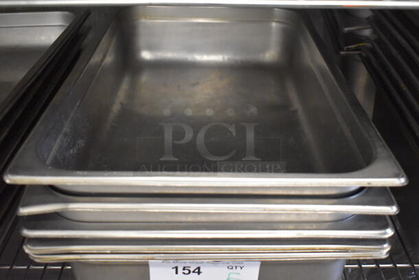 5 Stainless Steel Full Size Drop In Bins. 1/1x4. 5 Times Your Bid! - Image 4 of 4