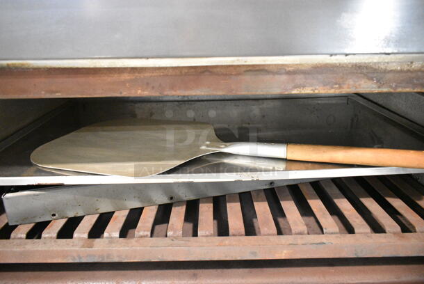 2 Vulcan 7017A1 Metal Commercial Natural Gas Powered Single Deck Pizza Oven. 2 Times Your Bid!  - Image 7 of 10