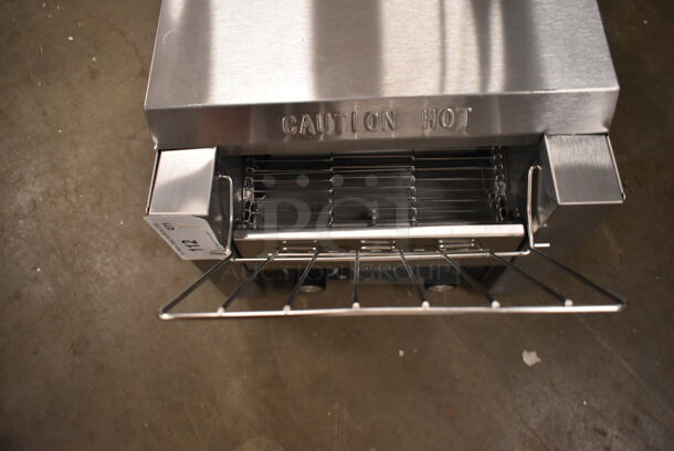 BRAND NEW SCRATCH AND DENT! 2022 Galaxy 177GCT10 Stainless Steel Conveyor Toaster with 3" Opening. 120 Volts, 1 Phase. Tested and Working! - Image 7 of 9