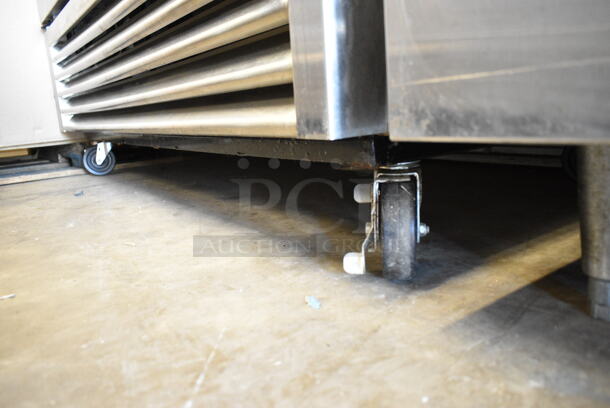 True T-49F Stainless Steel Commercial 2 Door Reach In Freezer w/ Poly Coated Racks on Commercial Casters. 115 Volts, 1 Phase. Tested and Powers On But Does Not Get Cold - Image 2 of 5
