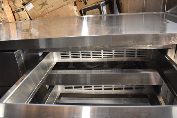 BRAND NEW SCRATCH AND DENT! 2024 Avantco 178CBE72HC Stainless Steel Commercial 4 Drawer Chef Base on Commercial Casters. 115 Volts, 1 Phase. Tested and Working! - Image 5 of 8