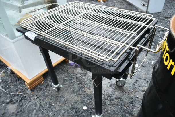 BRAND NEW SCRATCH AND DENT! Backyard Pro CHAR-30 30" Heavy-Duty Steel Charcoal Grill with Adjustable Grates, Removable Legs, and Cover - Image 5 of 6