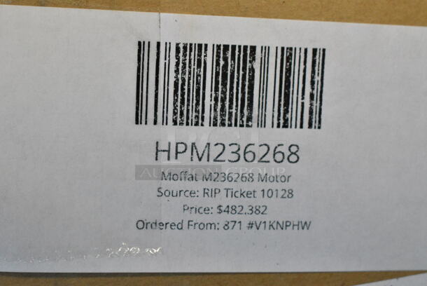 2 BRAND NEW SCRATCH AND DENT! Items Including HPM236268 Moffat M236268 Motor, HP00913153 Vulcan 00-913153 KIT, THERMOSTAT W/KNOB & SCREWS. 2 Times Your Bid!  - Image 8 of 8