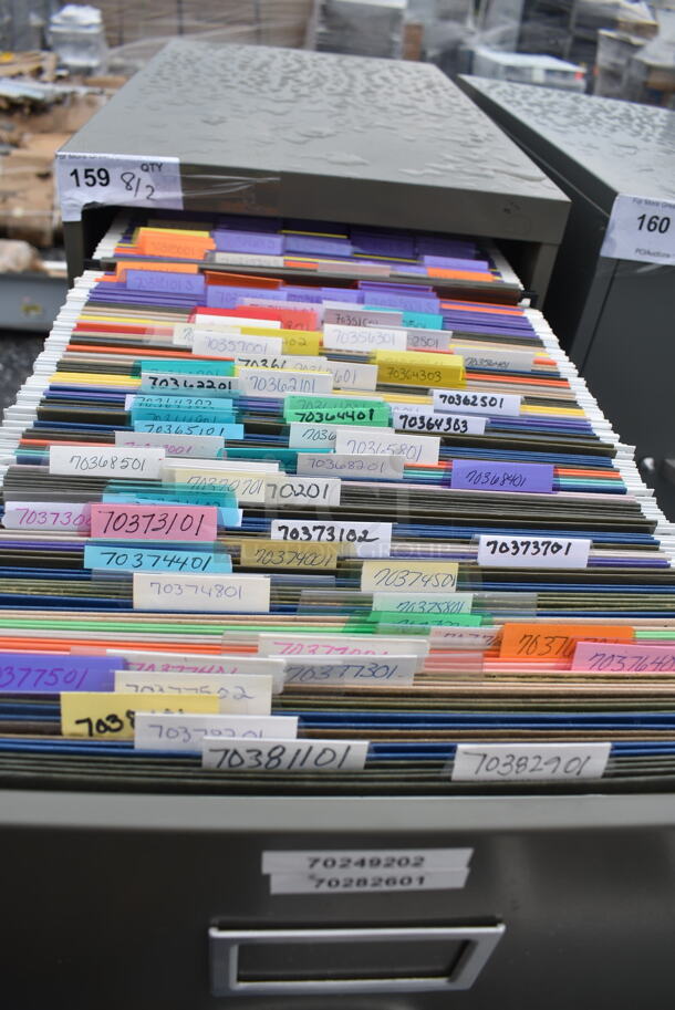 Metal 4 Drawer Filing Cabinet.  - Image 6 of 6