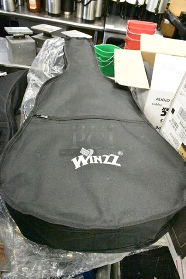 4 Items Including Schecter R022110323 Diamond Series 6 String Guitar, Marshall MG15FX Guitar Amp, Winzz 6 String Guitar in Soft Guitar Case, Guitar in TKL 0996475000 Case. 4 Times Your Bid!  - Image 6 of 12