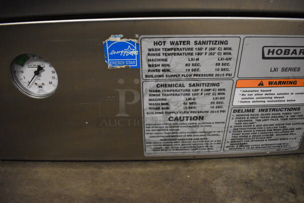 Hobart LXIH Stainless Steel Commercial Undercounter Dishwasher. 120/208-240 Volts, 1 Phase. 24x26x34 - Image 4 of 7