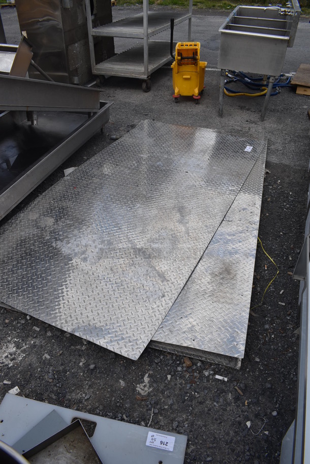 6 Metal Diamond Plate Sheets. 6 Times Your Bid! - Image 5 of 5