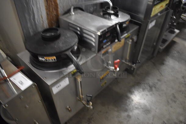 BUNN U3 S.S. Commercial Stainless Steel Countertop Low Volume Brewer Coffee Urn With 2 Brewers.  120/240V, 1 Phase.  - Image 2 of 6